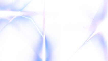 Futuristic abstract light leaks transparent background. featuring vibrant purple and blue neon beams in PNG.