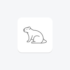 Groundhog, vector, pixel perfect, illustrator file