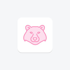Bear, vector, pixel perfect, illustrator file