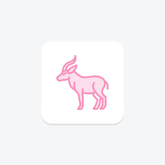 Sambar, vector, pixel perfect, illustrator file