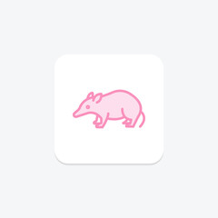 Tenrec, vector, pixel perfect, illustrator file