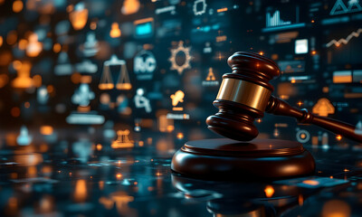 Digital gavel for legal concepts