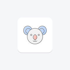 Koala, vector, pixel perfect, illustrator file