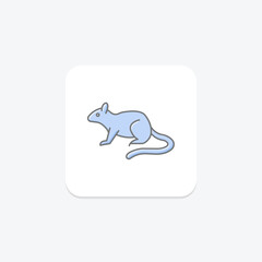 Tree Shrew, vector, pixel perfect, illustrator file