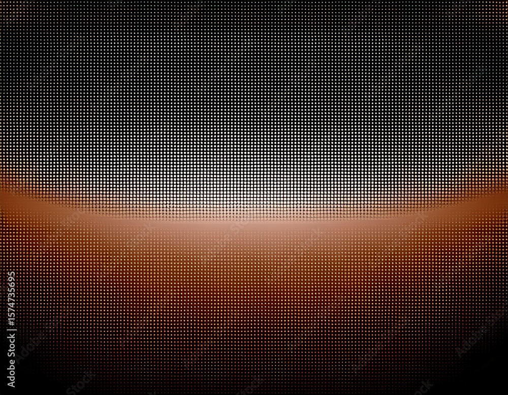 Poster halftone gradient background from light to dark dots
