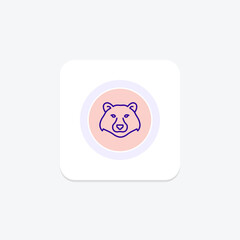 Bear, vector, pixel perfect, illustrator file