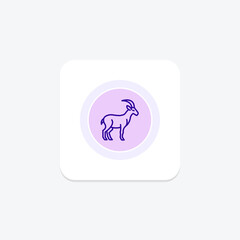 Ibex, vector, pixel perfect, illustrator file