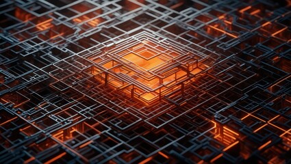 Glowing Circuitry with Fiery Energy and Complex Networks