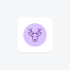 Deer, vector, pixel perfect, illustrator file