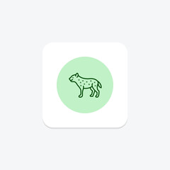 Hyena, vector, pixel perfect, illustrator file