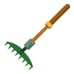 Cultivator Blade Silhouette Vector