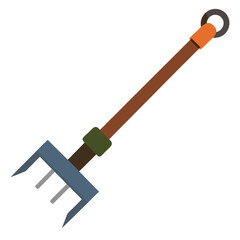 Cultivator Blade Silhouette Vector