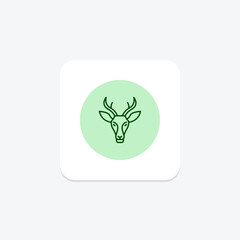 Pronghorn, vector, pixel perfect, illustrator file