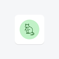 Quokka, vector, pixel perfect, illustrator file
