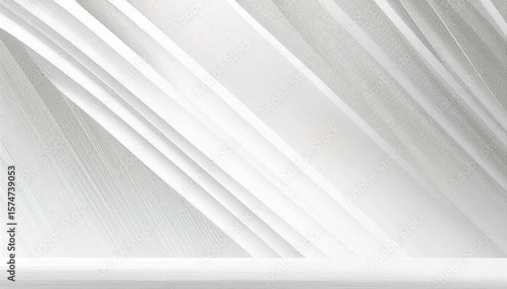 Poster white abstract long minimal banner light neutral background with lines and copy space for text faceb