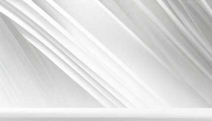 Obraz premium white abstract long minimal banner light neutral background with lines and copy space for text facebook cover