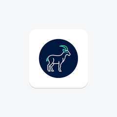 Ibex, vector, pixel perfect, illustrator file