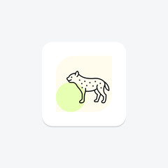Hyena, vector, pixel perfect, illustrator file