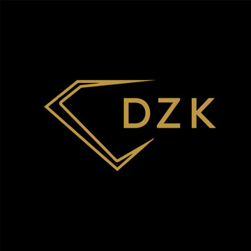 DZK Letter Initial Logo Design Template Vector Illustration