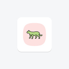 Panther, vector, pixel perfect, illustrator file