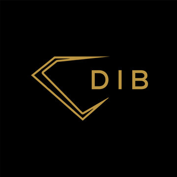DIB Letter Initial Logo Design Template Vector Illustration
