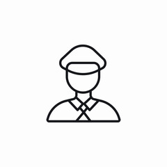 authority officials icon sign vector