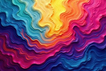 Swirling vibrant hues, dynamic textures, paint-like effect, pattern, blend