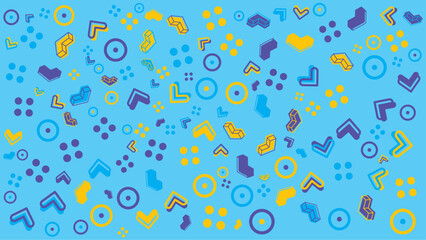 Teal geometric abstract pattern. Vector for abstract background, presentation, website, and creative poster.