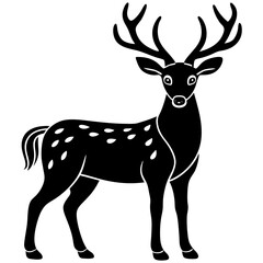 Fototapeta premium deer vector illustration