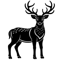 Fototapeta premium deer vector illustration