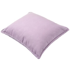 A comfortable and aromatic lavender infused pillow for relaxation and sleep isolated on a transparent background png
