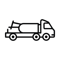 Fototapeta premium truck isolated on white
