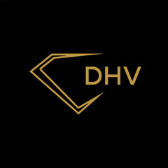 DHV Letter Initial Logo Design Template Vector Illustration