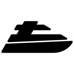 Simple icons of cruise ships, travel agents, ferries or focused on holiday cruises allow passengers to visit multiple destinations in one trip