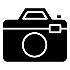 Compact digital camera icon or mirrorless camera captures every precious moment during vacation etc.