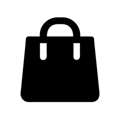 Shopping bag icon vector illustration for online store retail and e commerce design needs