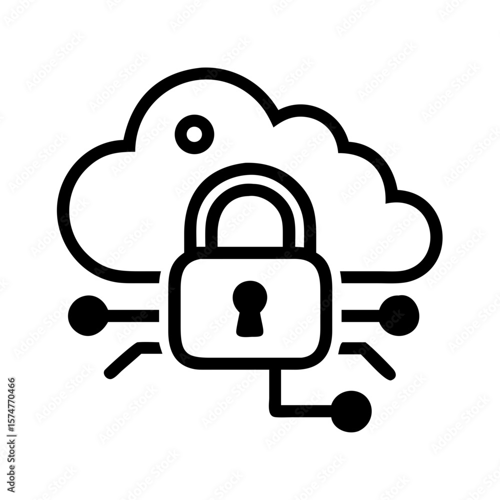 Poster cloud security solution for data protection and secure cloud computing services online access