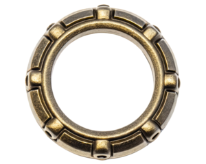 Industrial cog on a transparent background