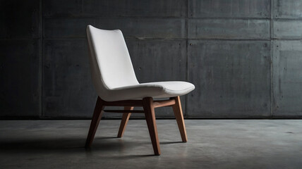 White Minimalist Chair 