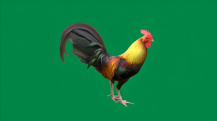 rooster in the garden
