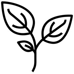 Abstract illustration of green leaves with intricate line patterns, showcasing nature's beauty and organic forms, ideal for eco-friendly design projects and environmental themes