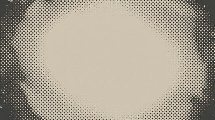 Distressed halftone pattern creates a textured overlay in neutral tones, adding a vintage effect with a modern edge.