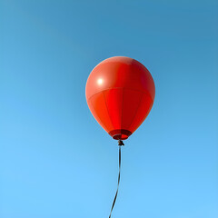 Obraz premium red hot air balloon