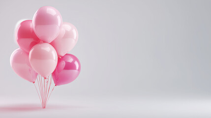 golden and black  , puple and black , red and black , pink and dark pik hd balloons bunch on floor transparent PNG, isolated background cutout. Background copy space, balloon, festive, celebration png