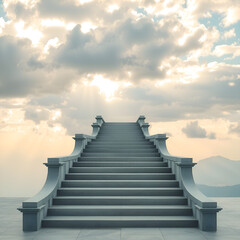 Obraz premium stairway to the sky