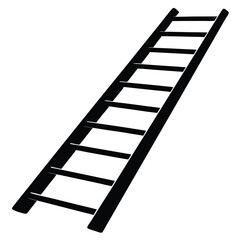 Fitness Trainer element isolated agility ladder on white background