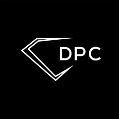 DPC logo design on black  background.