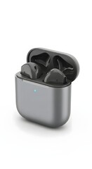 Wireless earbuds earphones headphones bluetooth portable audio tech music gadgets case modern style sound quality