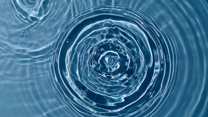 透明感ある美しい水面と水しぶきのアートグラフィック｜幻想的に広がる水模様を上空から捉えた背景素材｜ポスター・サムネイル・デザイン