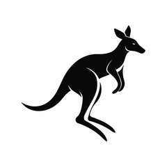 kangaroo vector silhouette